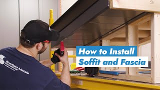 How to Install Metal Soffit amp Fascia With a Flush Wall Panel [upl. by Reeher54]