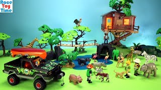 Playmobil Wildlife Adventure Truck Playset with Fun Animals Toys For Kids [upl. by Anrak]