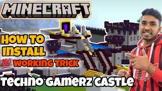 How to install techno gamerz castle in minecraft kartikop23techno gamerz [upl. by Valerye336]