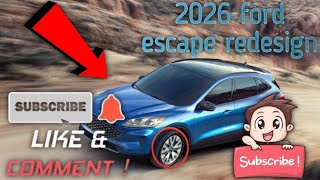 BEST 2026 ford escape redesign [upl. by Lhary]