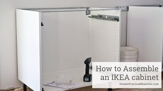 How to Assemble an IKEA SEKTION Base Cabinet [upl. by Aleahpar]