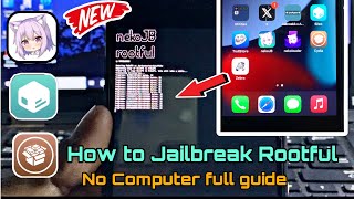 How to Jailbreak NekoJB Rootful No Computer for iOS 1582  iOS 15 full guide for A8A11 [upl. by Okechuku1]