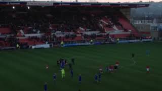 Oldham fans at Swindon Town [upl. by Hceicjow]