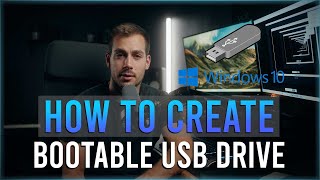 2024 How to Create a Windows 10 or 11 Bootable USB Drive using free Rufus app [upl. by Nohsreg]