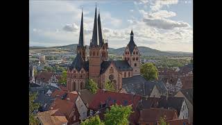 Marienkirche Gelnhausen Heutiges und historisches Geläut im Vergleich [upl. by Camarata]