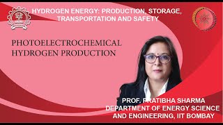 Lecture 27 Photoelectrochemical Hydrogen Production [upl. by Anirtak447]