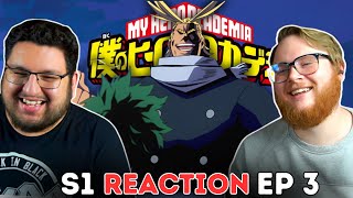 PLUS ULTRA My Hero Academia S1 Episode 3  REACTION [upl. by Kory229]