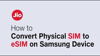 Samsung – Convert Physical Sim to eSIM [upl. by Ydisahc569]