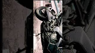 Alloy wheel cover installing in my rs 200 modified support rider biker [upl. by Namus]