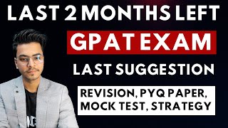 Qualify GPAT Exam in 50 Days  Strategy  Planning  Revision  50 Day Planning for GPAT  GPAT 2024 [upl. by Skeie]