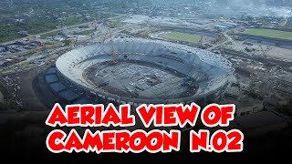 Aerial View Of Douala Capital Economic Of Cameroon Japoma Stadium  N02 [upl. by Gregg]