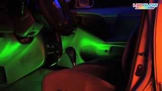 LEDGlow  4pc 7 Color LED Interior Car Lights and Truck Lights [upl. by Tengler646]