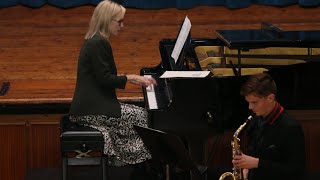 Mark Malherbe amp Ruth Lyon  Schwarzer Tänzer Alto Sax amp Piano Nigel Wood  Grade 8 Trinity [upl. by Kass]