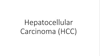 Hepatocellular Carcinoma HCC  For Medical Students [upl. by Arlon]