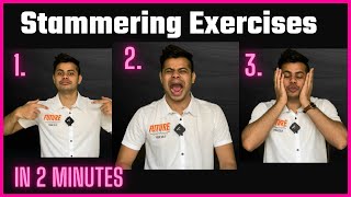 Stammering  3 Exercise Which Gives Instant Result in 2 Minutes Tried amp Proven [upl. by Grannia]