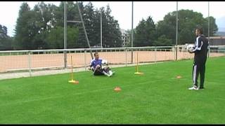 entrainement gardien but  musculation abdo 8 goalkeeper training portero [upl. by Adyam]