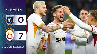 Medipol Başakşehir 07 Galatasaray  14 Hafta  202223 [upl. by Hinda]