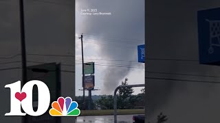 Watch a tornado form near a Crossville TN Walmart [upl. by Xylon]