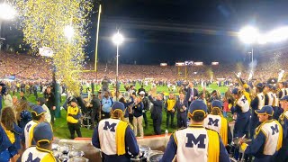 2024 ROSE BOWL VICTORY 🌹〽️  Michigan Drumline Reaction to CFP Semifinal Win [upl. by Mcneil751]