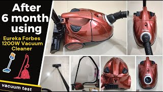 After 6 month using  Eureka Forbes Quick Clean DX Vacuum Cleaner 1200W Powerful Suction review [upl. by Noryt]