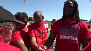 2016 Jamaal CharlesSpecial Olympics Play Unified Camp [upl. by Ymrej840]