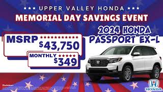 Experience Excellence Memorial Day Deals on the 2024 Honda Passport EXL [upl. by Alexine]