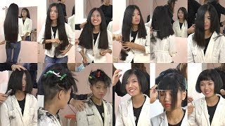 Hair2U  Miss Lu Super Long to Bob Haircut in Stages Preview [upl. by Sutherland]