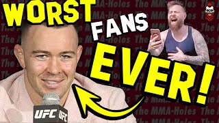 Colby Covington Has The WORST Fans [upl. by Ammadis]