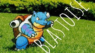 BLASTOISE Perler Bead Over 2600 beads [upl. by Aneej]