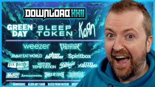 Best Download Festival 2025 lineup ever  Live Reaction [upl. by Tisbe225]