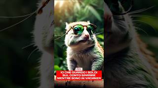 Scoiattolo in vacanza POV sono rovinato creative aiart creator ai video [upl. by Ik292]