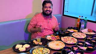 Unlimited 101 Food Items in Surat  Indian Street Food  Octant Pizza Mota Varachha [upl. by Sunderland812]