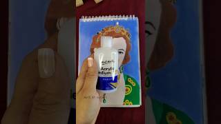 How to Use Acrylic Varnish Acrylic Painting youtubeshorts varnish shorts shortsfeed [upl. by Nafets]