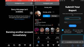 Instagram Report Tool  How To Ban any Instagram Account [upl. by Otti358]