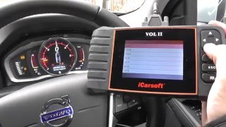 iCarsoft VOL II Reset Volvo ABS Warning Lights [upl. by Fidole667]