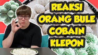 VIDEO VIRAL ORANG BULE PERTAMA KALI MAKAN KLEPON  CARA MEMBUAT KLEPON [upl. by Orgell]