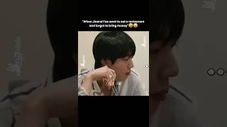 Tae Lets eat first☺Jin Transfer your bank account😂🤭bro I cant btsshortsjintaelajibolala [upl. by Adia94]