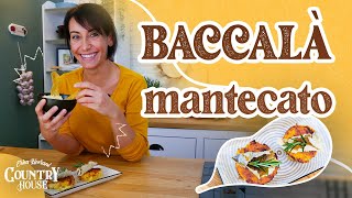 Baccalà mantecato un antipasto buonissimo  Erica Liverani [upl. by Cacka857]