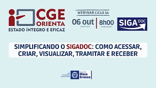 Simplificando o SIGADOC como acessar criar visualizar tramitar e receber [upl. by Cindie]