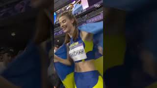 Yaroslava Mahuchikh secured GOLD for Ukraine at Paris2024 Olympics [upl. by Ytok166]