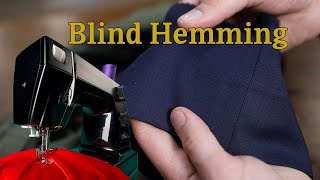 Blind Hem Your Dress Pants With a Home Sewing Machine [upl. by Wrench]