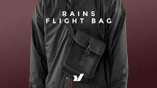 Small Unique amp Sleek  The Rains Flight Bag [upl. by Dearden]