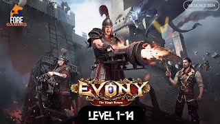 Evony The Kings Return New update  Levels 114  Fore gaming [upl. by Ybbil]