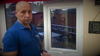 How to remove glass from a double glazed uPVC window [upl. by Anitnamaid737]