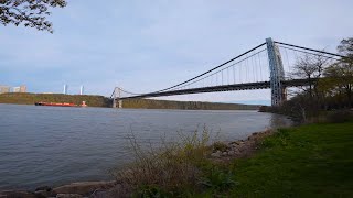 S County Trailway NYC to Westchester by Bike  Ambient Ride  Long Journey Via West Side Highway [upl. by Brockwell]