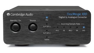 Cambridge Audio DacMagic 100 Digital to Analog Converter – Audio Advisor [upl. by Norbie]